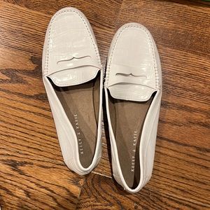 White loafers